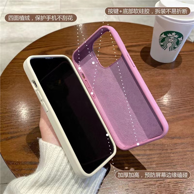 Casing Silikon iphone 14 13 PRO MAX 11 12 PRO MAX Mini 6 6s 7 8 Plus XR X XSMAX Full Cover with logo