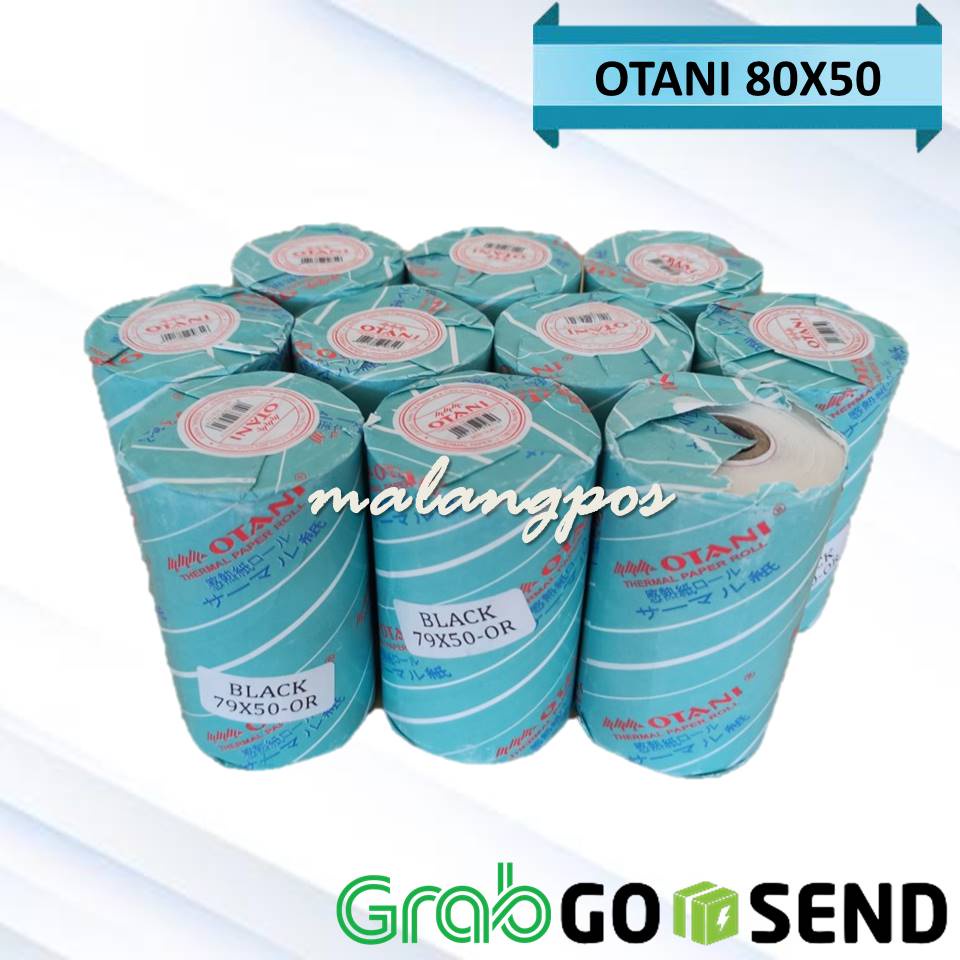 THERMAL PAPER ROLL OTANI 80x50 MM KERTAS THERMAL KERTAS STRUK KASIR PPOB KERTAS STRUK KASIR RESTORAN