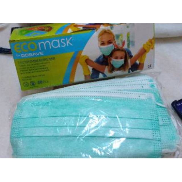 Masker 3ply Eco mask by Gosave ecer