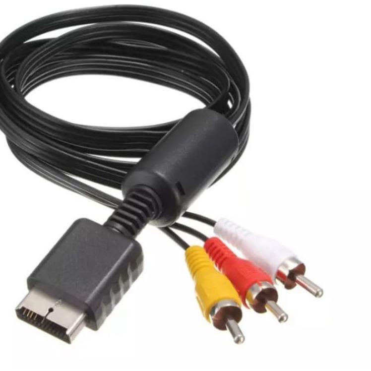 (X39) Sony Kabel AV Colokan ke TV Untuk PS1 PS2 PS3 / kabel RCA