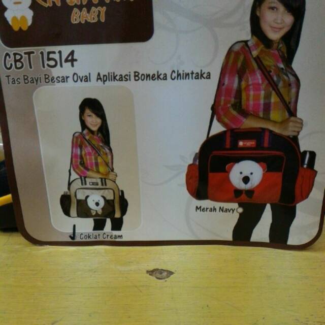 CHINTAKA CBT1514 Tas bayi besar oval apl boneka