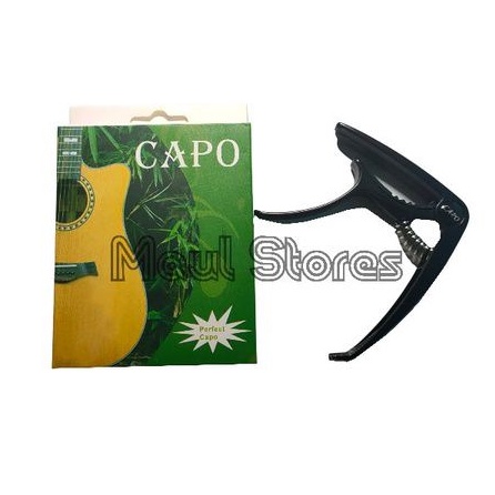 Capo Gitar Akustik Elektrik Nylon Bahan Zinc Alloy and Pin Puller