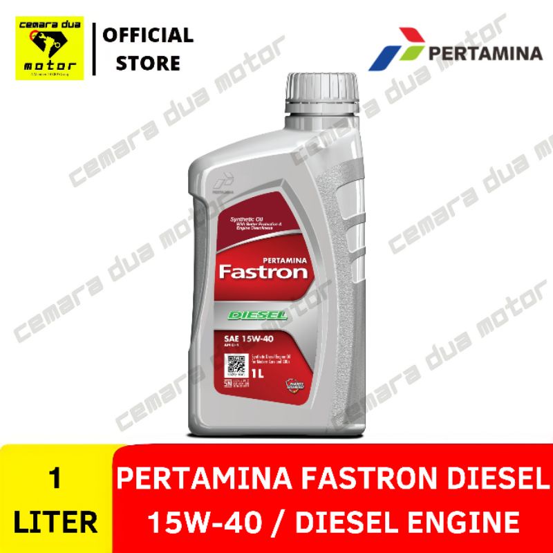 OLI PERTAMINA FASTRON DIESEL 15W-40 1 LITER OLI MEDITRAN DIESEL OLI MESIN DIESEL OLI INDUSTRI OLI TR