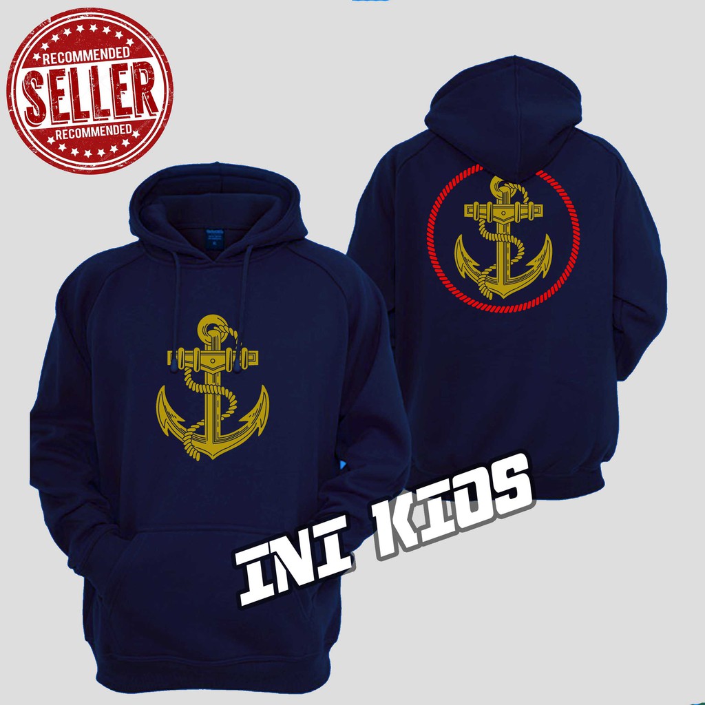 Jaket Sweater Distro Hoodie JANGKAR NAHKODA Keren JANGKAR PELAUT