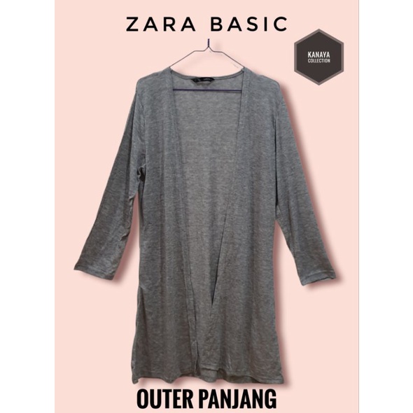 zara outer panjang / outer zara basic / zara basic / outer panjang