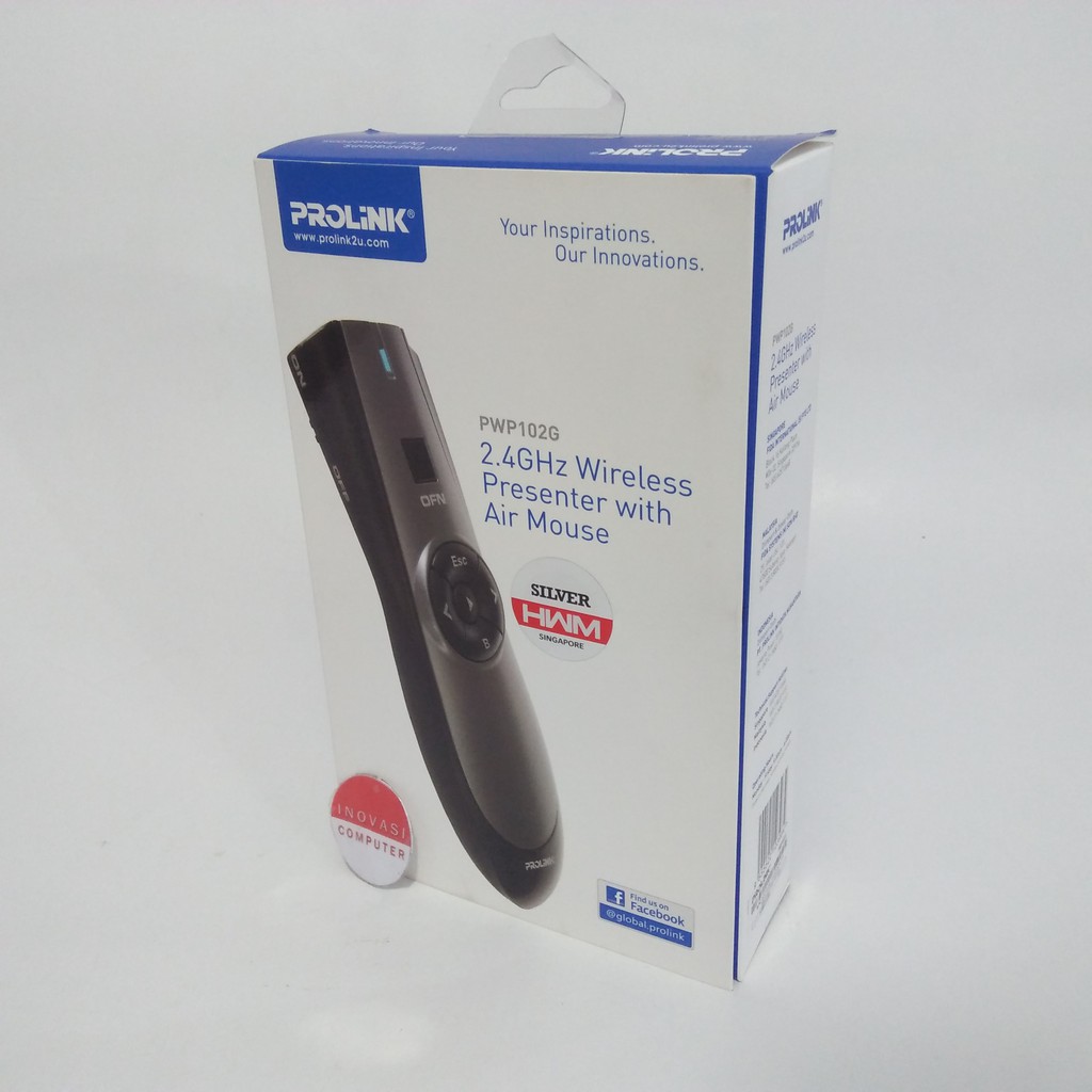 Laser Pointer With Air Mouse PROLINK PWP102G