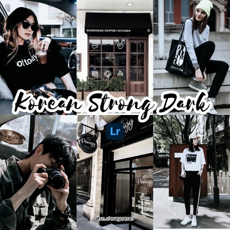 PRESET LIGHTROOM KOREAN STRONG DARK // FOR IOS &amp; ANDROID