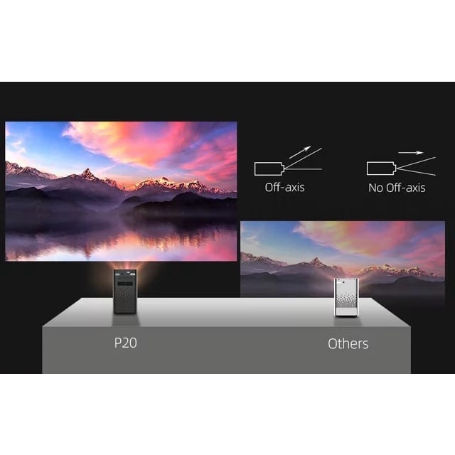 BYINTEK P20 PORTABLE DLP SMART ANDROID 9.0 OS 3D PROJECTOR