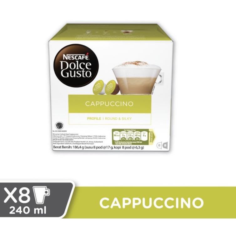 

Terupdate 96CIP Nescafe Dolce Gusto Cappuccino - Capsule Z87 Ready Stock