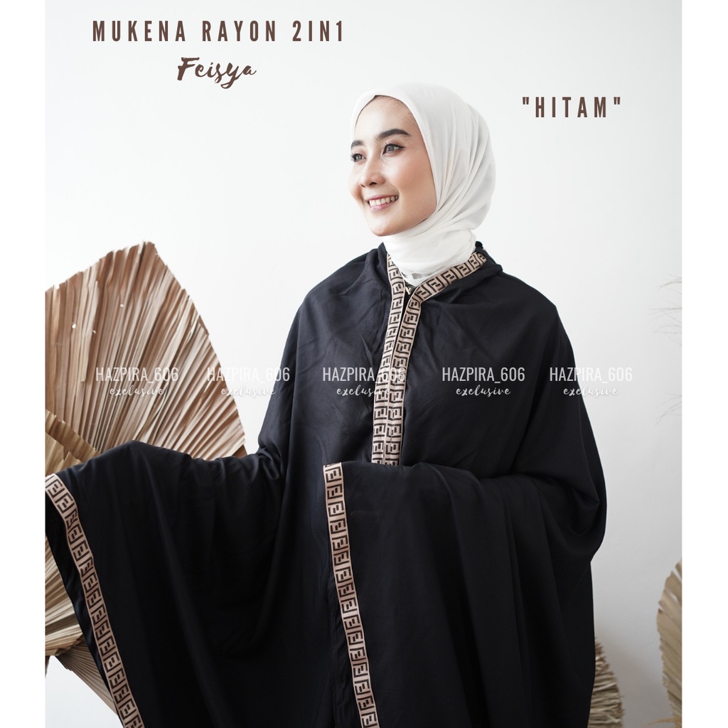 MUKENA DEWASA 2IN1 BALI RAYON TRAVELING FEISYA JUMBO