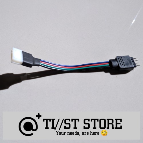konektor led strip rgb 4 pin to controller