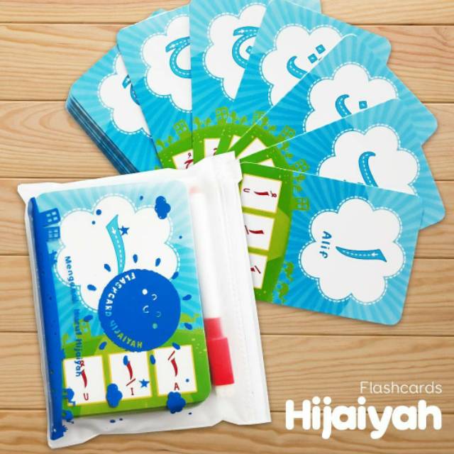 Seven Crayon - flash cards (Huruf, Huruf Hijaiyah, Angka)