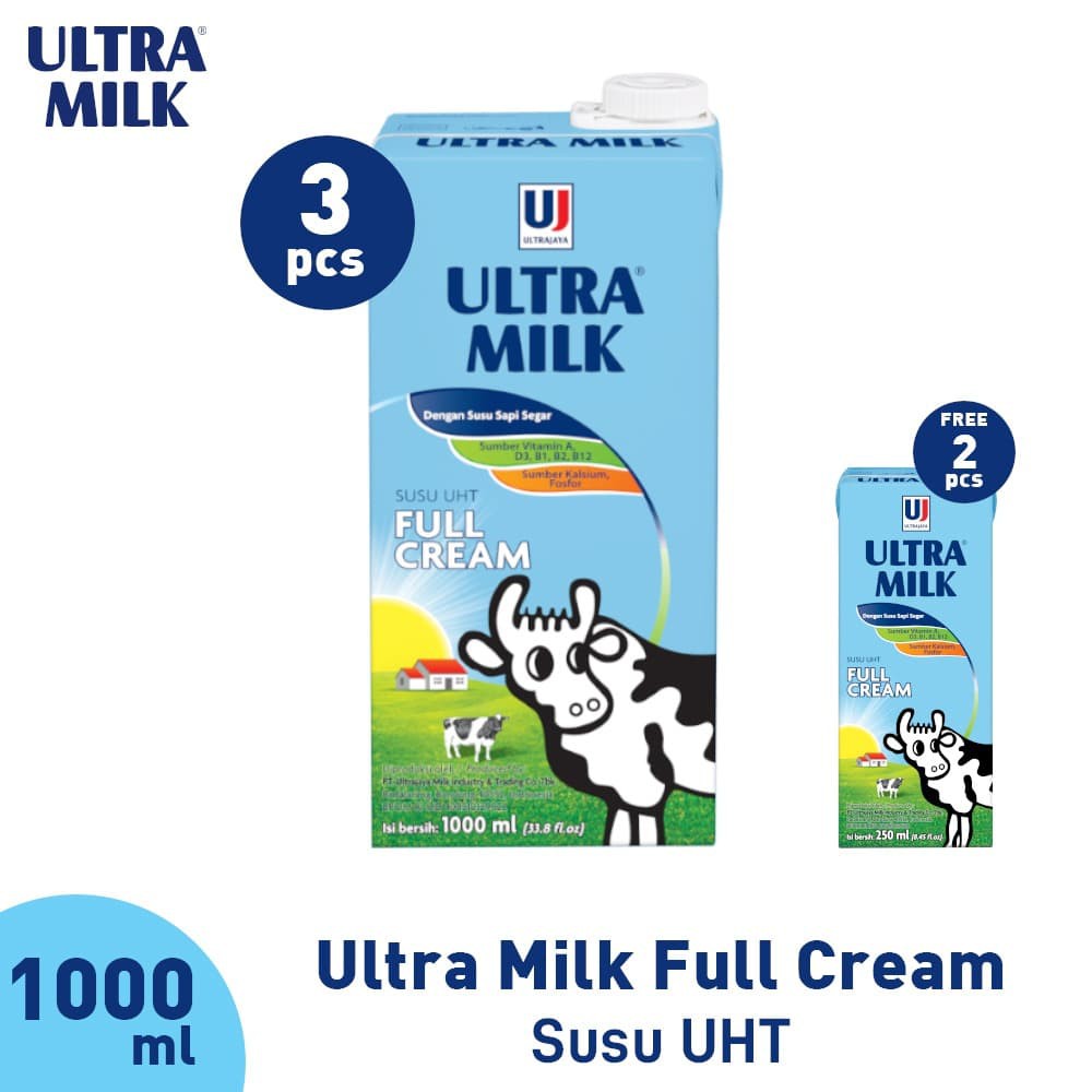 

PROMO [3PCS] ULTRA MILK FULL CREAM 1000 ML FREE 2PCS ULTRA MILK FULL CREAM 2 TERMURAH