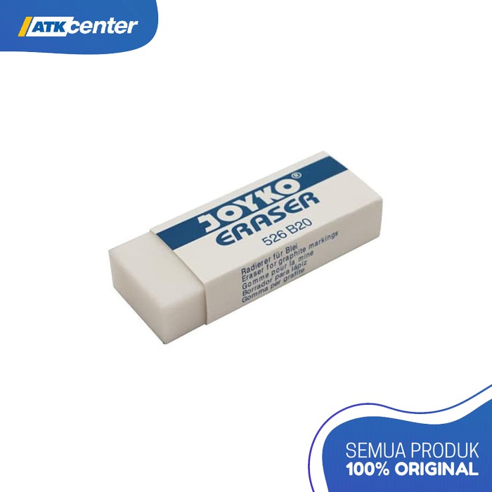 

Penghapus Pensil / Eraser Joyko 526-B20 Putih