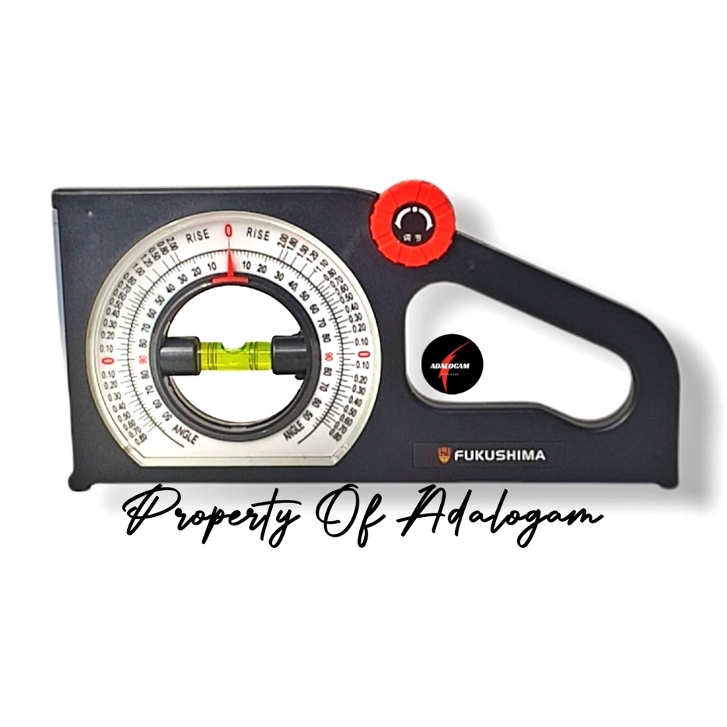 Alat Ukur Kemiringan - Rotary Angle Meter Slant 100 With Waterpas Fukushima