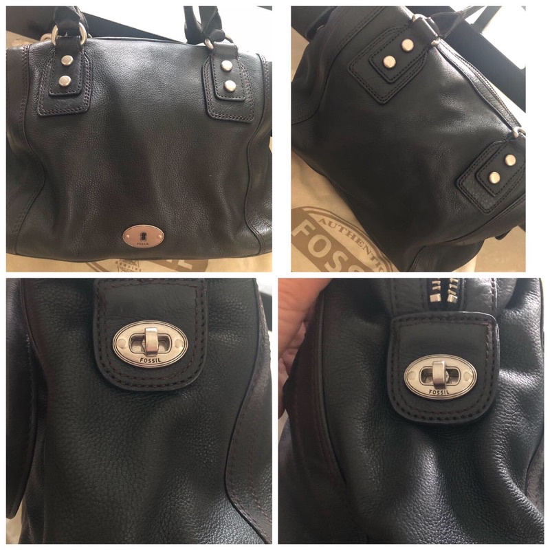 FOR SALE PRELOVED AUTHENTIC FOSSIL VINTAGE MADDOX LARGE IN BLACK