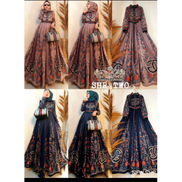 SHR Maxi dress scuba premium