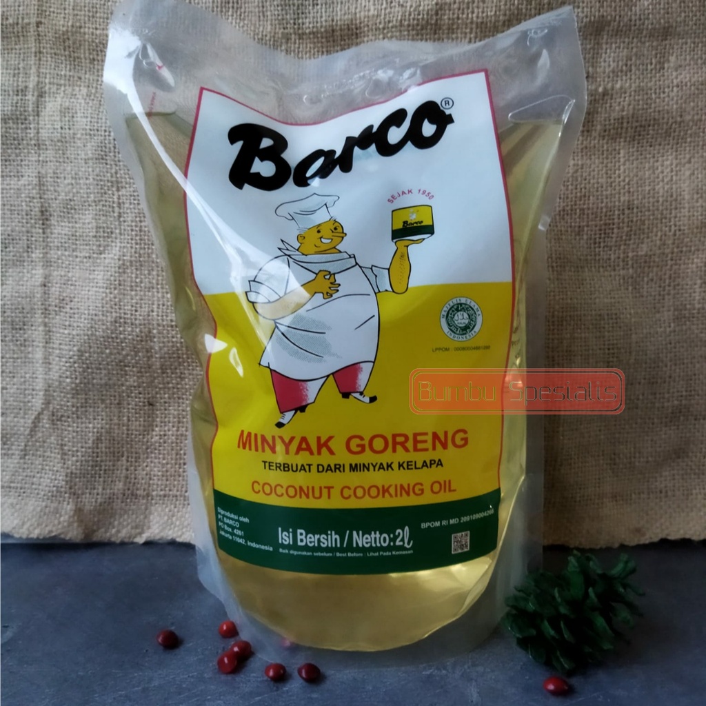 Minyak Goreng Barco 1 Liter Refill / Minyak Kelapa Murni refill 1 Lt