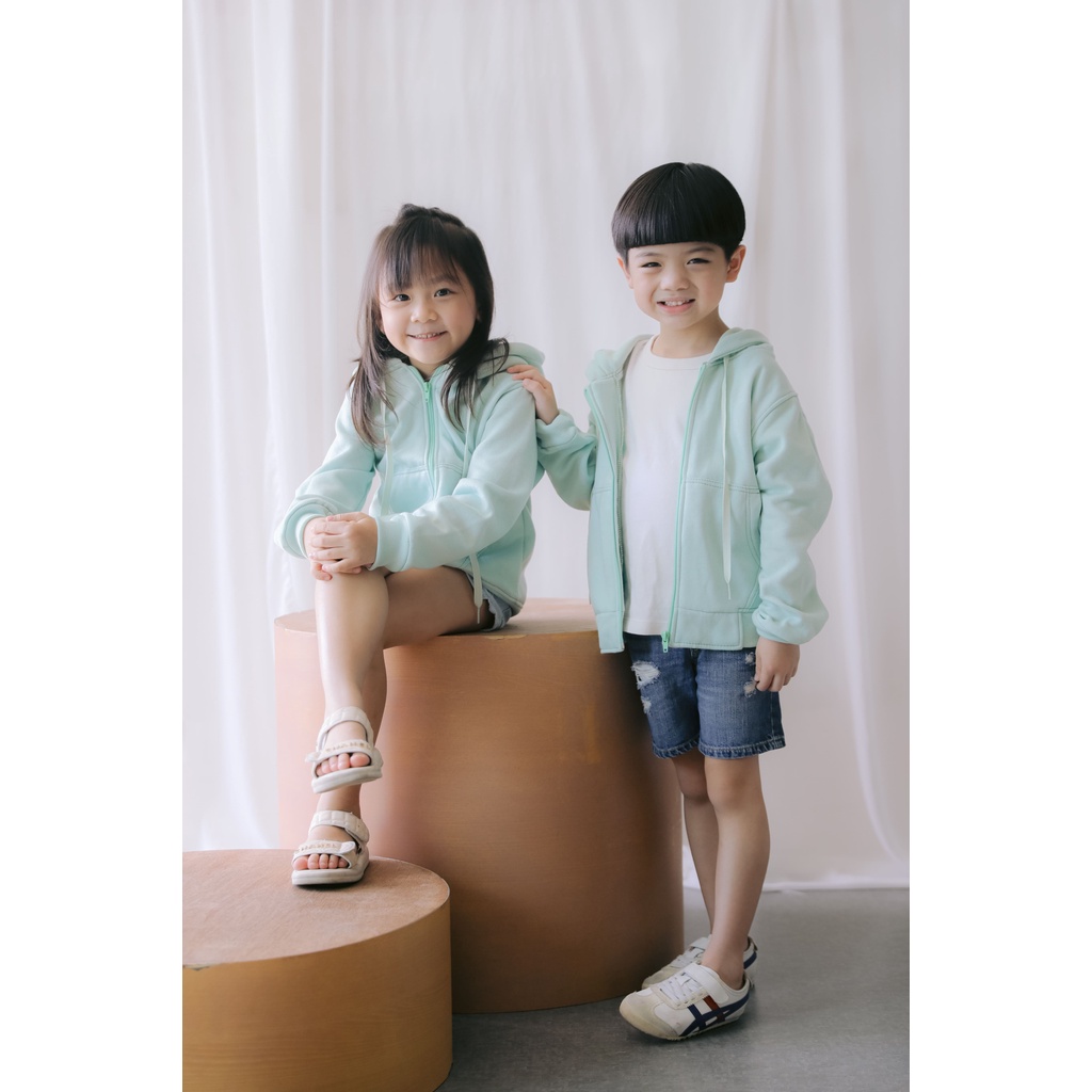 HOODIE GOODIE Kids Zipper Mint