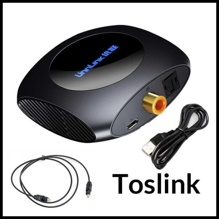 Digital To Analog Audio Converter Optical Toslink To Rca 3.5 Jack Tv