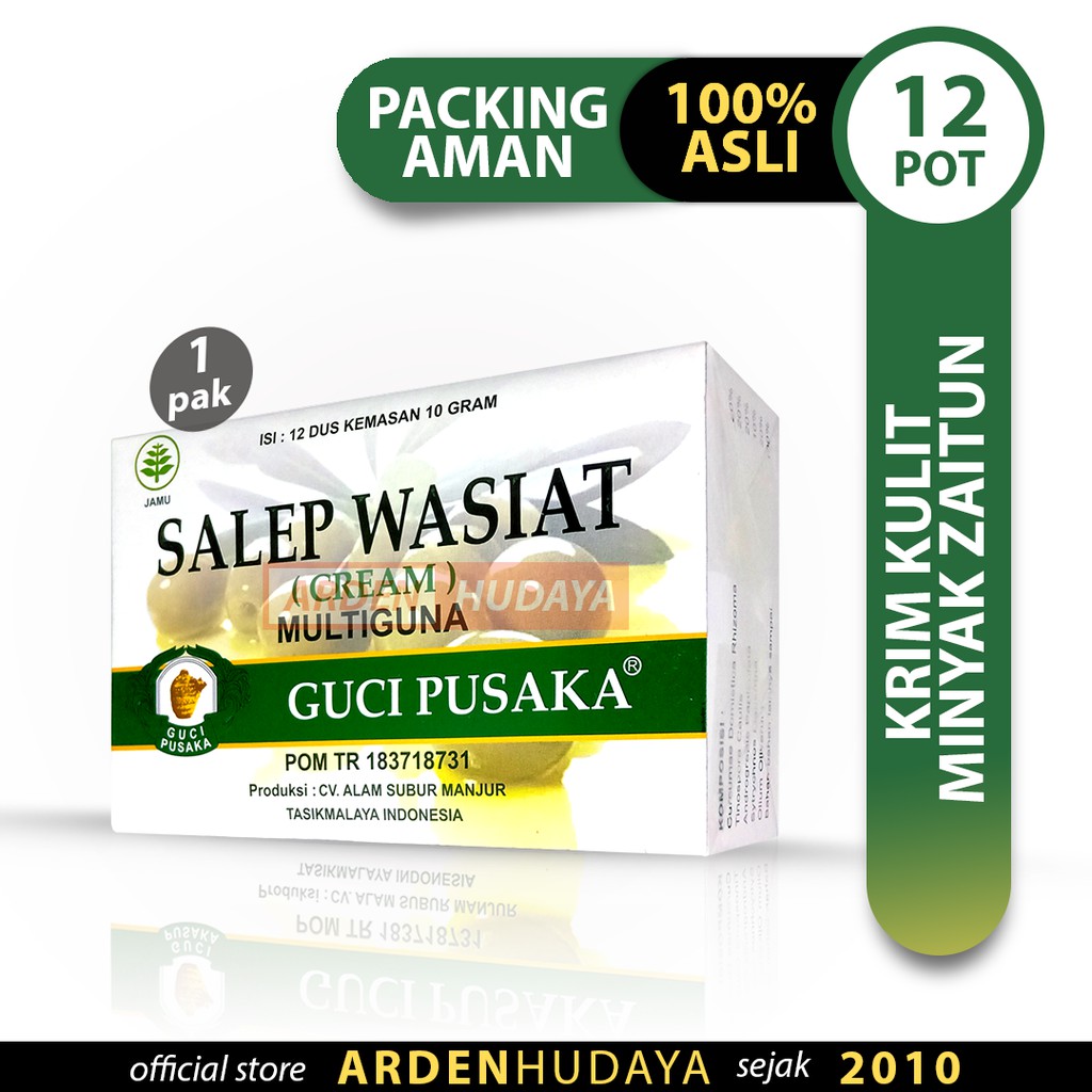 Jual Salep Wasiat Cream Guci Pusaka (per pak) Indonesia