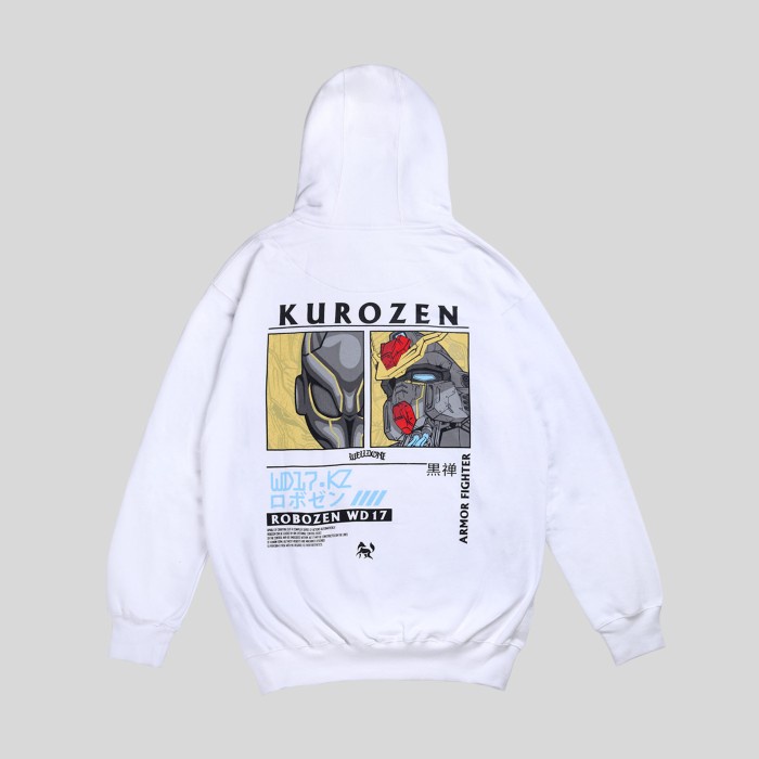 Coco.clothing Welldone Hoodie - Transform White - S Murah