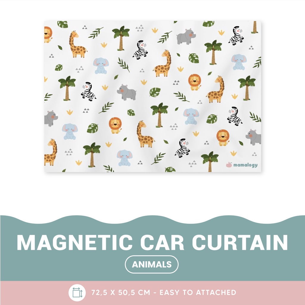 Magnetic Car Curtain / Tirai Penutup Kaca Jendela Mobil / Gorden Jendela Kaca Mobil / Pelindung Panas Universal