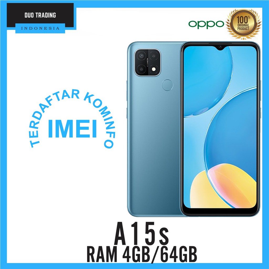 OPPO A15s ram 4gb rom 64gb Garansi Resmi Oppo Indonesia