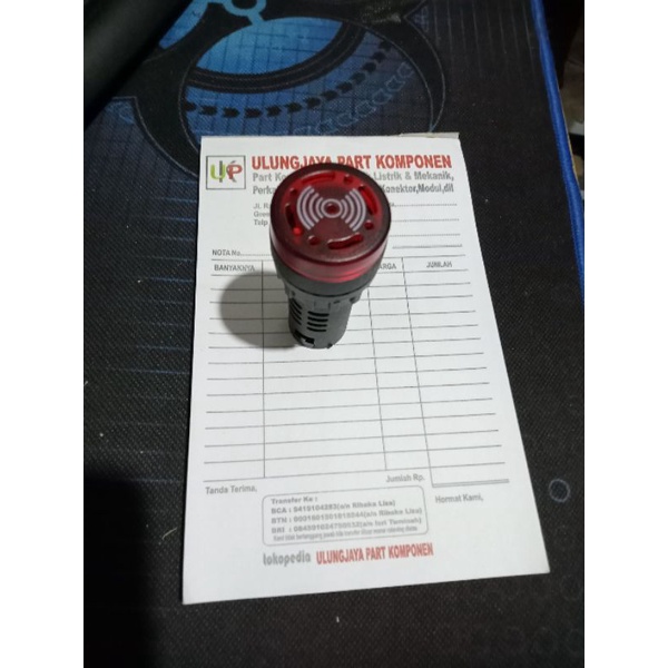 buzzer flash alarm beeper signal LED light pilot lamp 22mm 220V