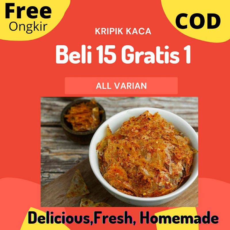 

READY KRIPIK KACA BELING PEDAS MURAH