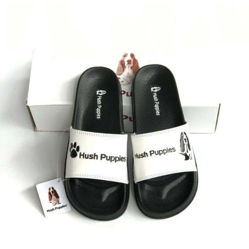 SANDAL SLIDE SANDAL SLOP HUSPUPIES PRIA WANITA FREE PAPERBAG