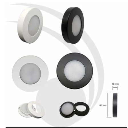 LAMPU DOWNLIGHT OUTBOW MINI 3W / 5W / 3WATT / 5WATT HITAM PUTIH SLIM TEMPEL LEMARI PLAFON CEILING