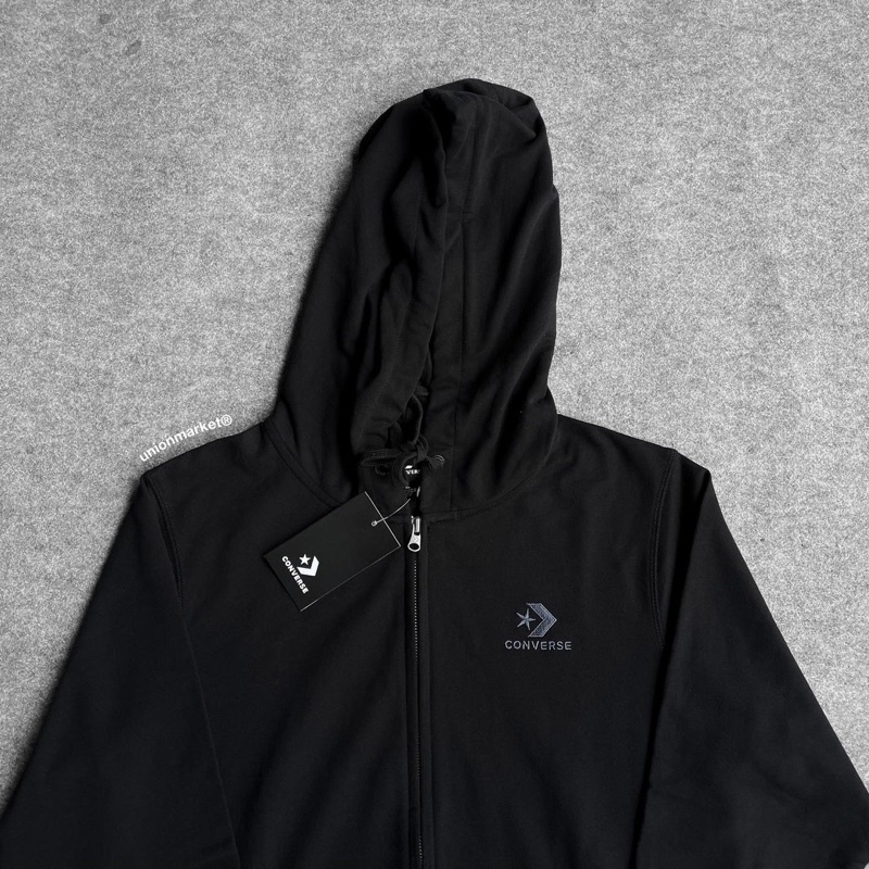 ZH Men Converse Chevron Black(bordir)