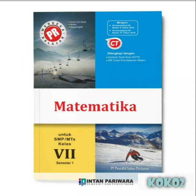 Buku Pr Matematika Smp Kelas 7 Semester 1 Lks Intan Pariwara 2021 2022 Shopee Indonesia