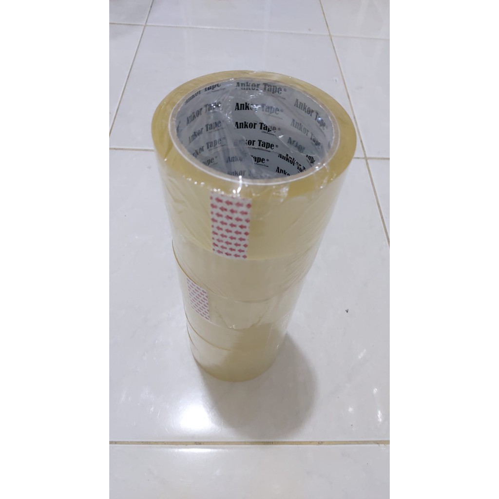 

WS GROSIR - Lakban 85 Yard / Isolasi / Tape Bening 45 mm