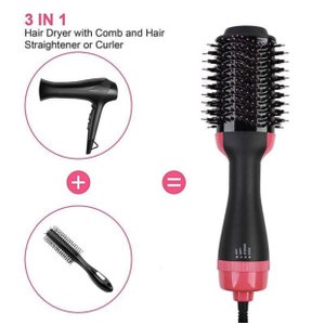 HAIRDRYER SISIR ONE STEP HOT AIR BRUSH STYLER PENGERING RAMBUT , SISIR BLOW , BLOWER RAMBUT