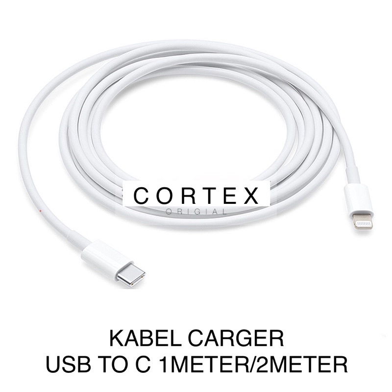 C O R T E X - PD KABEL USB-C / TYPE-C TO LIGHTNING - CABLE DATA - FAST CHARGING - 1METER - 2METER