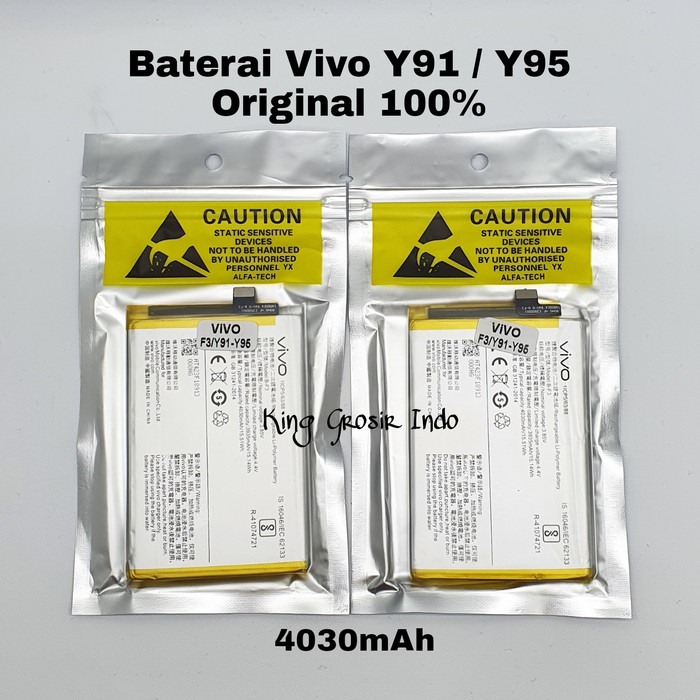 Baterai Vivo B-F3 / BF3 / F3 / Y91 / Y95 Original 100% Battery BF3 DC88