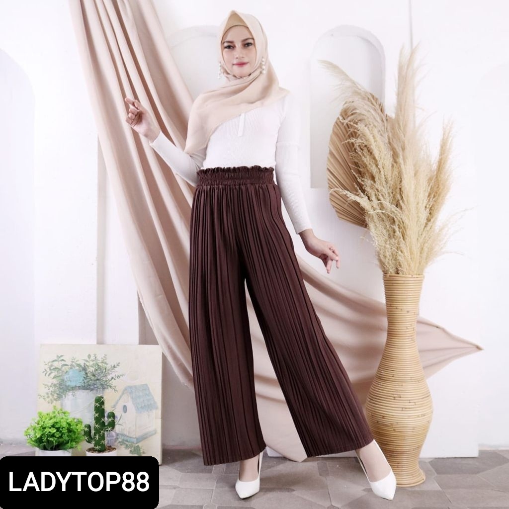 KULOT PLISKET PREMIUM // PLEATED PANTS DEWASA