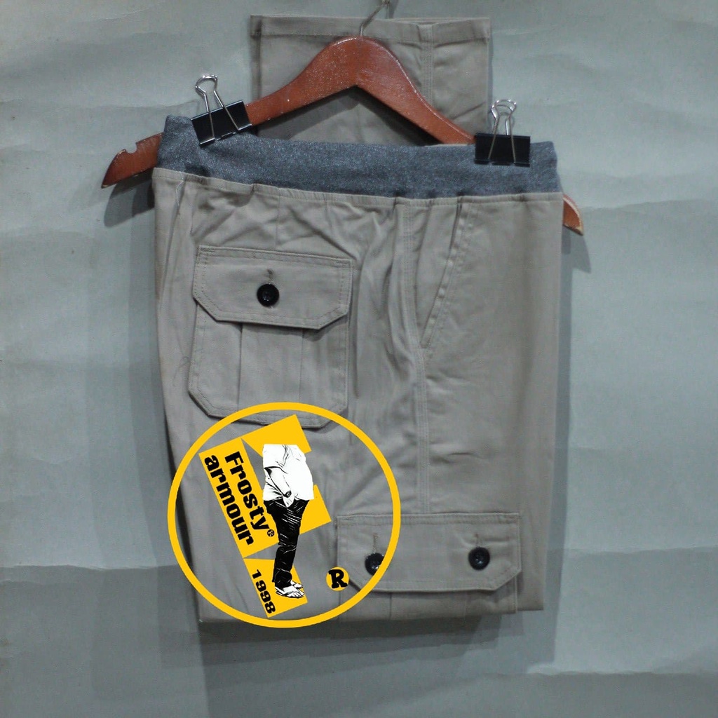 Celana Cargo Panjang Pria Jumbo/Big size Army Loreng Original Distro - Celana Panjang Cargo Cowok Jumbo Setriet/Melar Size 40=46