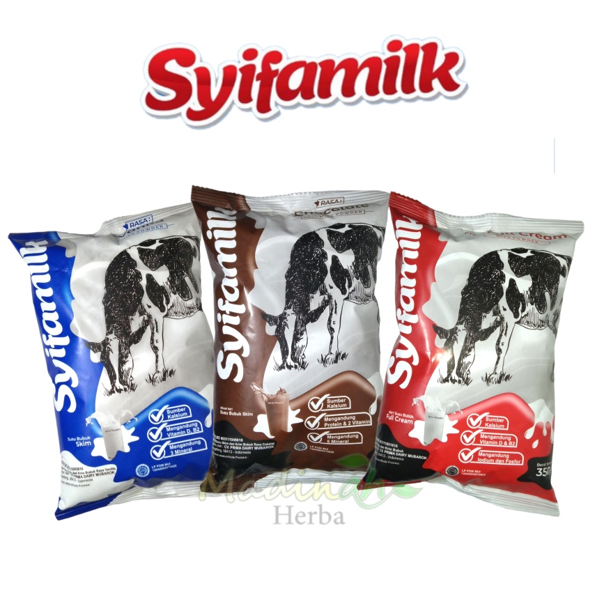 Syifamilk Susu Sapi Susu Untuk Diet / Susu Untuk Gemuk Badan 350 gram Vanilla / Coklat / Full Cream