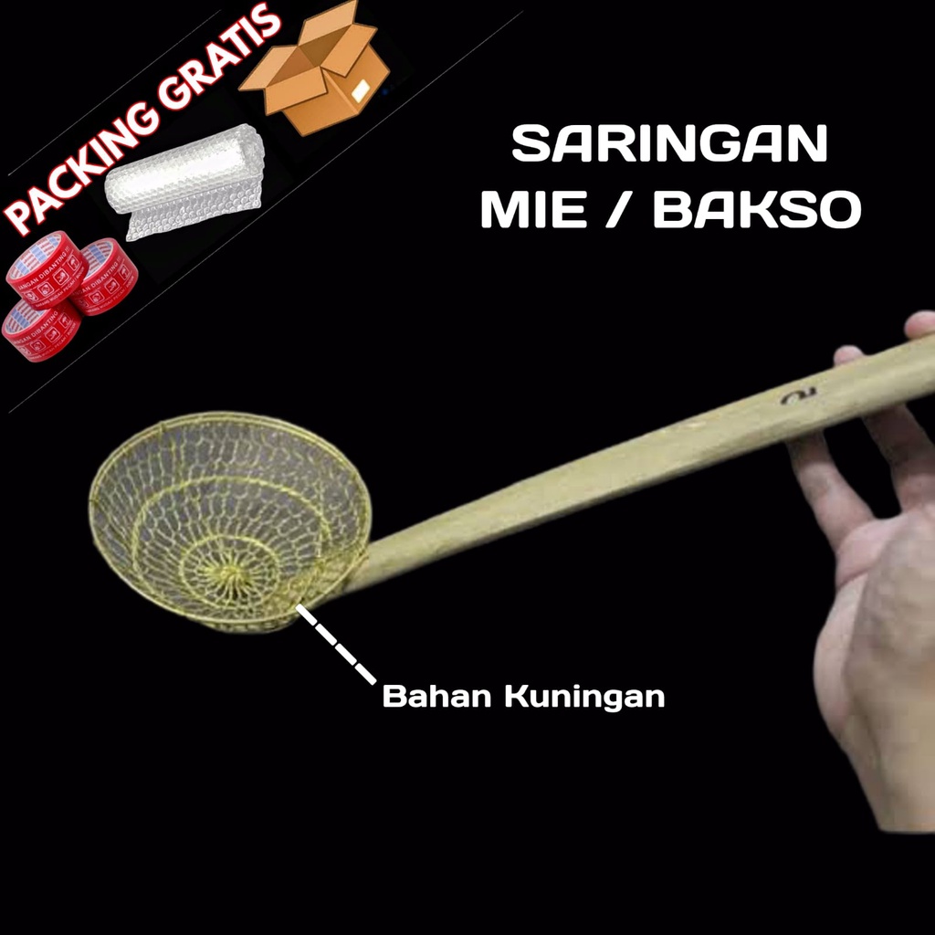SARINGAN MIE AYAM SARINGAN SEROK KAWAT KUNINGAN MIE AYAM BAKSO