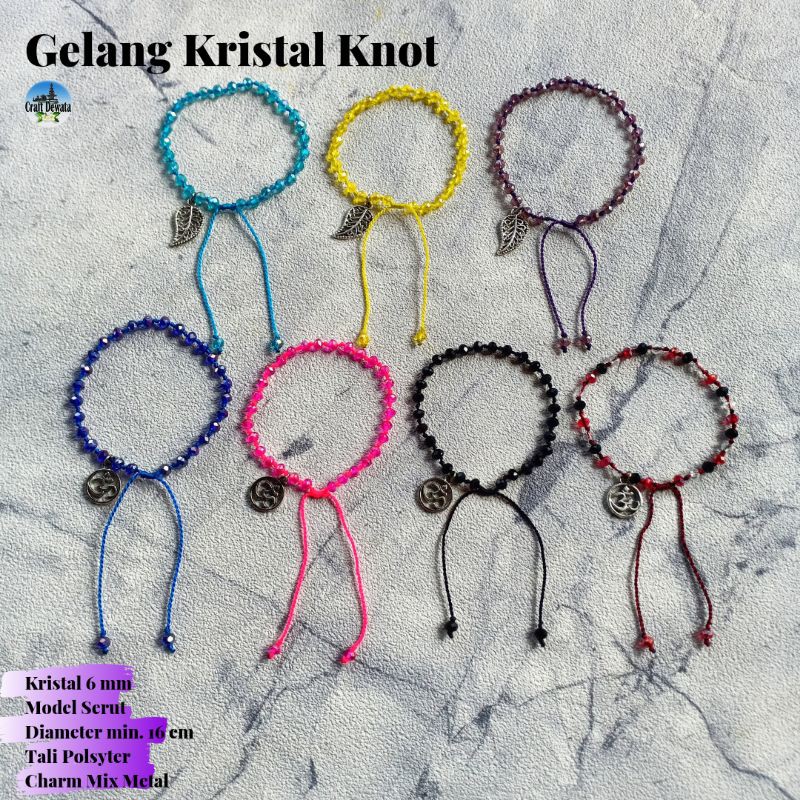 Tali Masker Kristal Knot / Tali Masker Murah / Strap Masker / Tali Masker Rantai / Tali Masker Bali