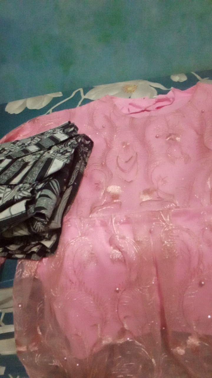 Maura Couple - Sania Ruffle Batik Couple Ori Ndoro Jowi Dnt Garansi Termurah Couple Brokat Pinguin