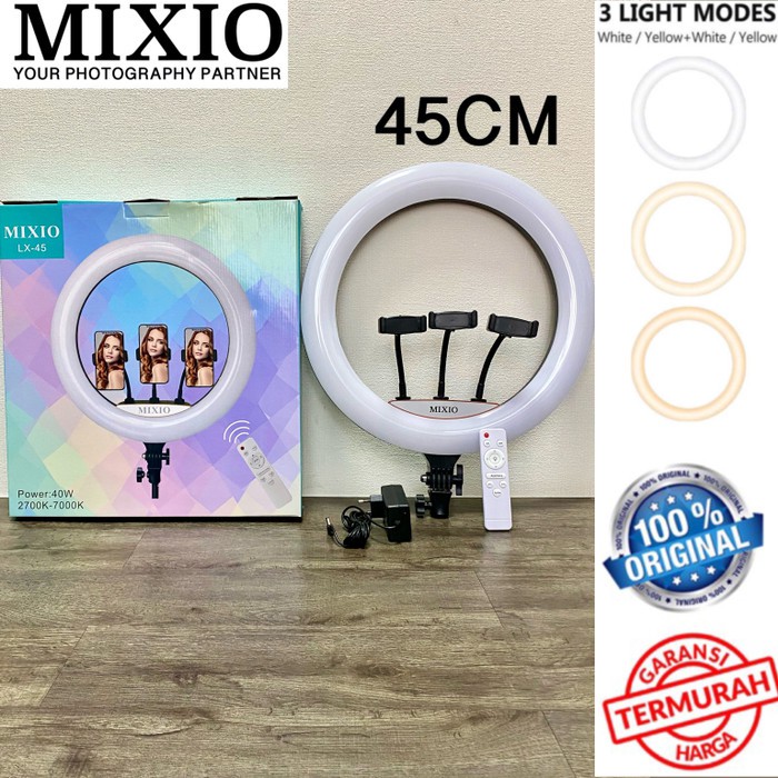 MIXIO RingLight Rainbow RGB 20CM + TRIPOD BESI Ring Light RGBYoutuber