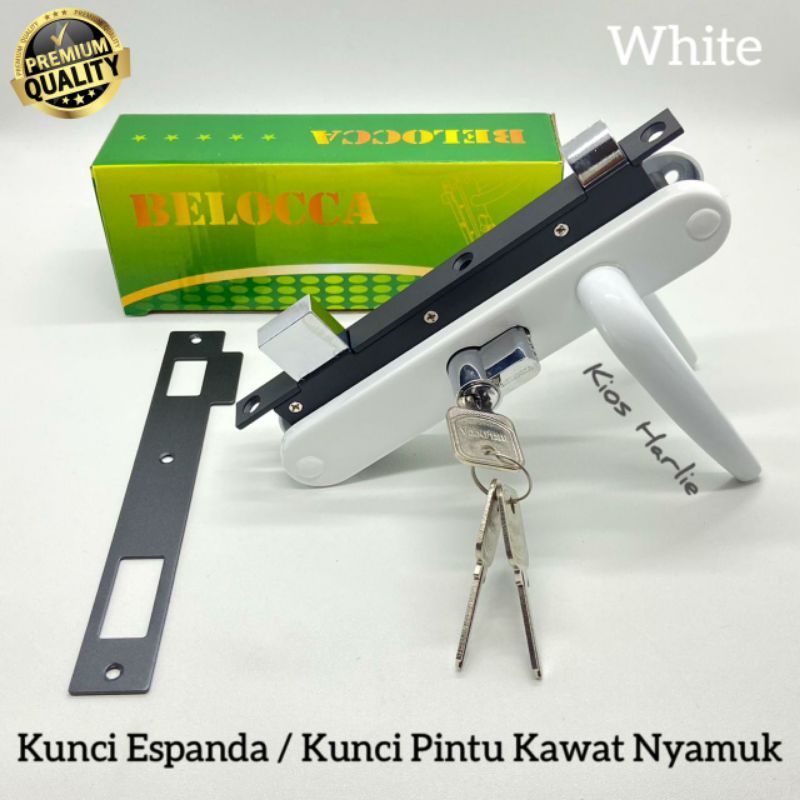 Daagstoree55 - Kunci Pintu Kawat Nyamuk Expanda Aluminium Belocca - Kunci Pintu Kasa Anti Nyamuk