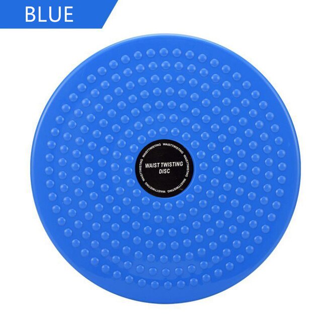 Waist Twisting Disc Alat Olahraga Putar Pelangsing Tubuh Pengecil Perut Pinggang Piringan Senam Pengencang Bokong-BIRU