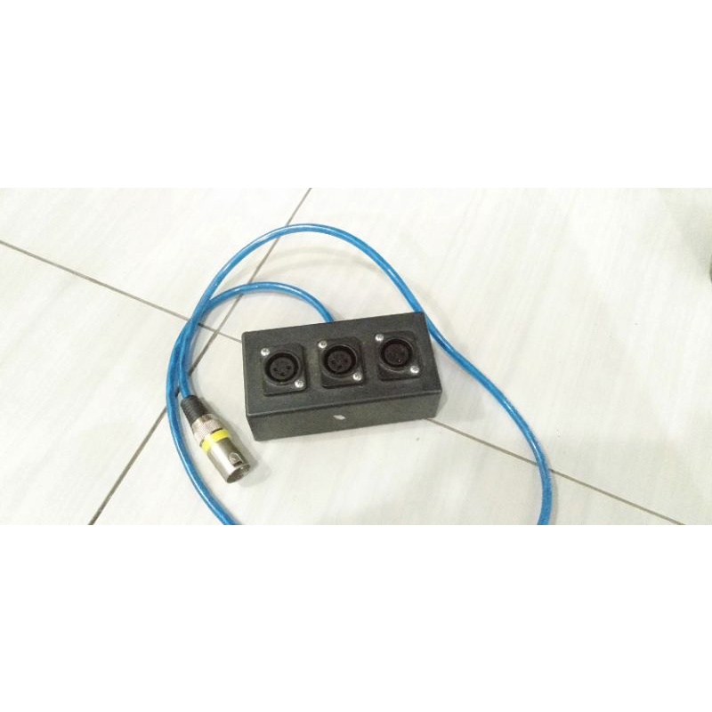soket cabang microphone 2-3-4 channel