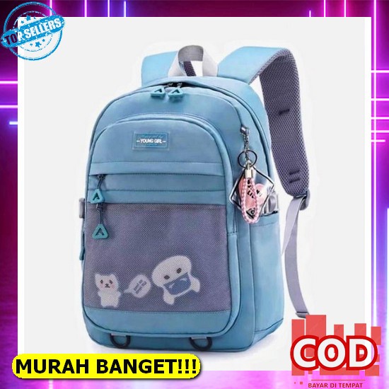 Tas Gendong Anak Backpack Import Hologram Gendong Mini Kokoh X5E5 Waterproof Astronot Tk Hitam Sekol