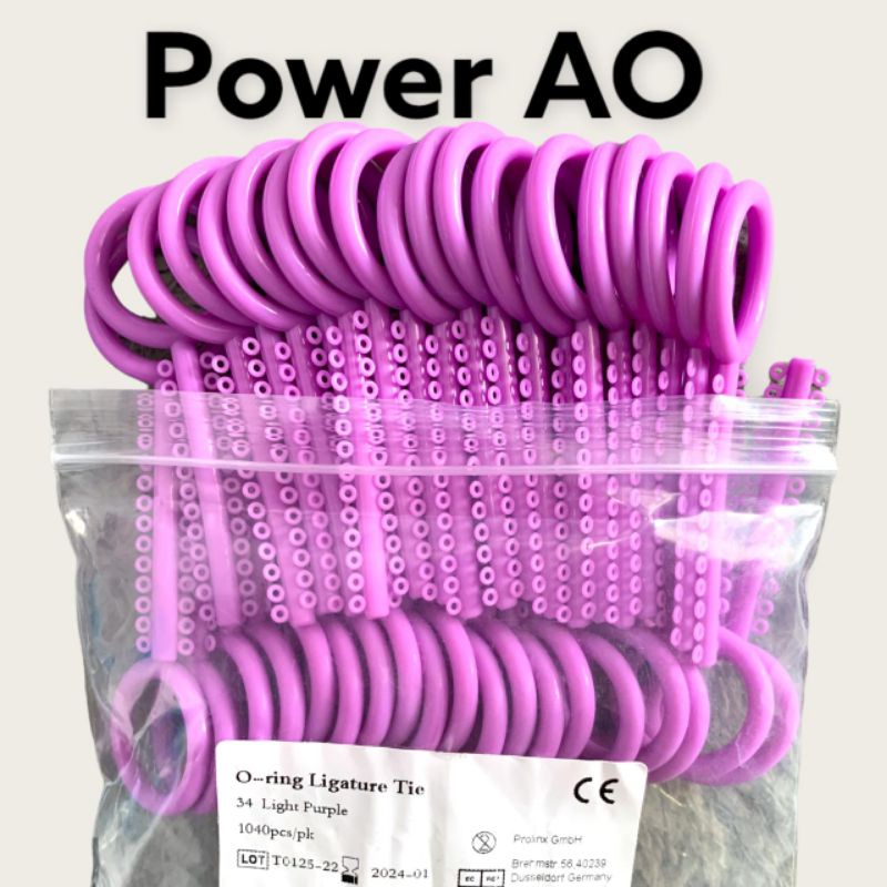KARET BEHEL POWER O AO ORIGINAL UNGU BABY
